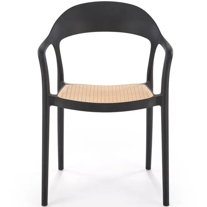 Stolička K530 čierna/prírodné,4