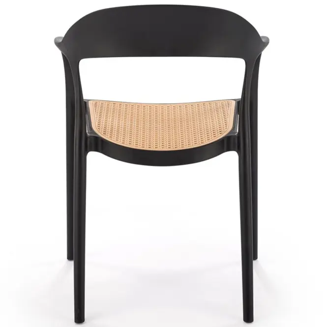 Stolička K530 čierna/prírodné,9