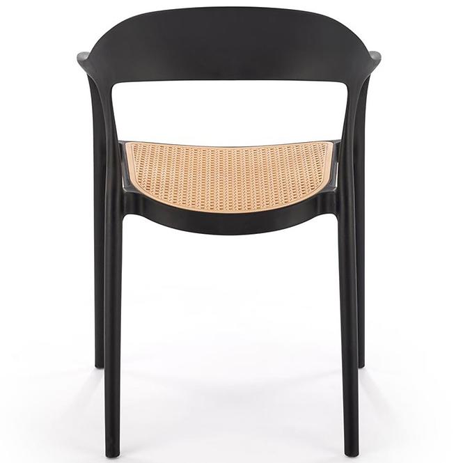 Stolička K530 čierna/prírodné,9