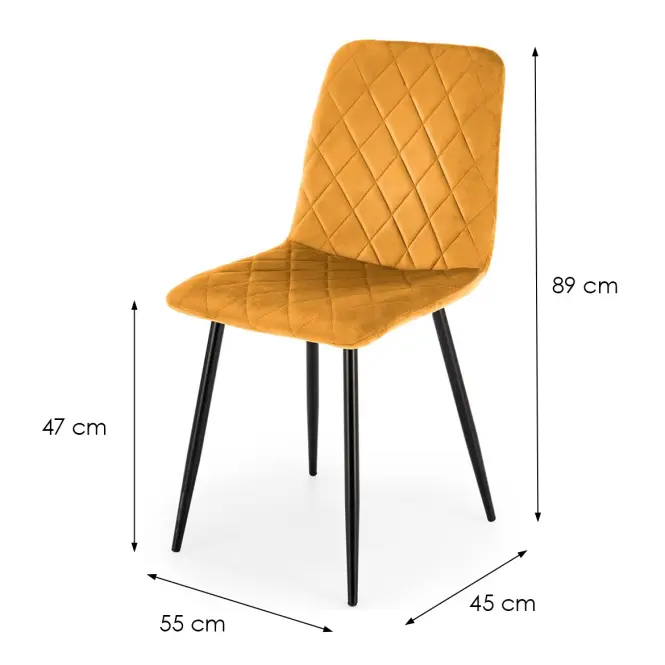 Stolička K525 horčicová,2