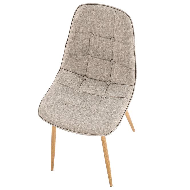Stolička K316 béžová/dub medová,8
