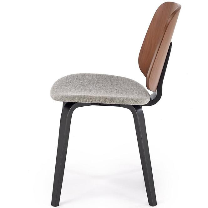 Stolička K563 sivá/orech,6