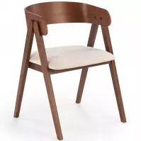 Stolička K562 béžová/orech