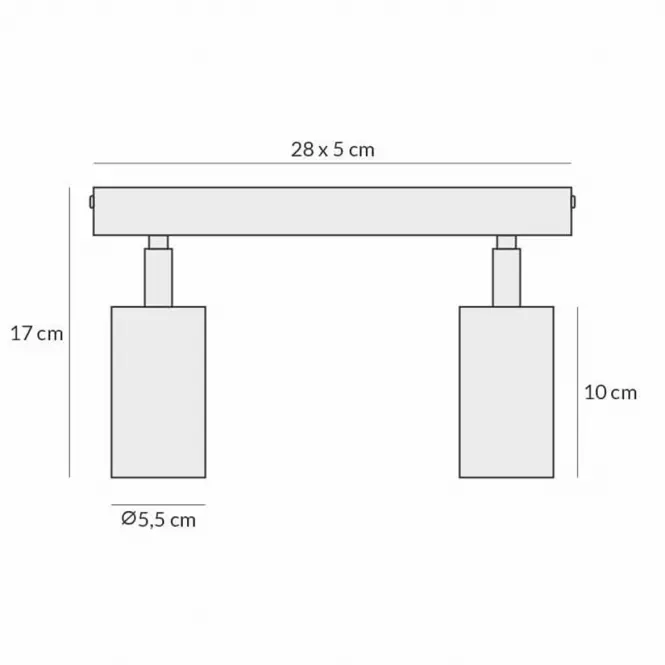 Luster PEGAZ 2791/Z-GU10-2  LS2