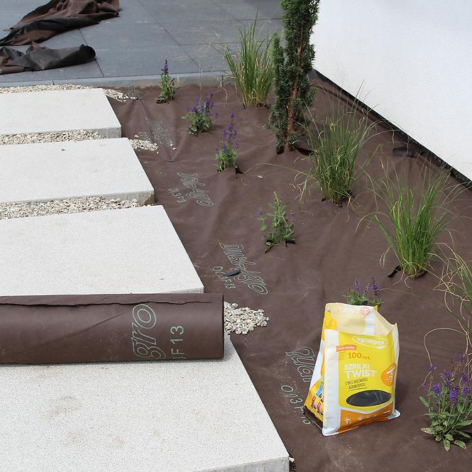 Mulčovacia agrotextília Agrimpex hnedočierna 50 g 0,8x10 m mini rolka