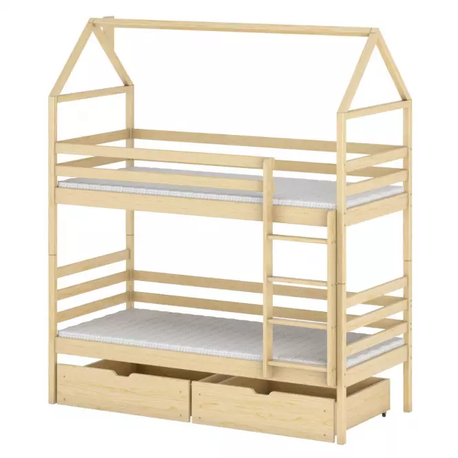 Posteľ Chata Alex 80x160 pine