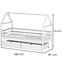 Posteľ Chata Aron 80x160 white,2