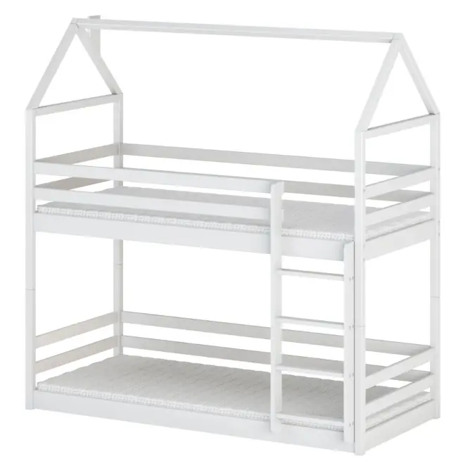 Posteľ Domček Axel 90x200 biela