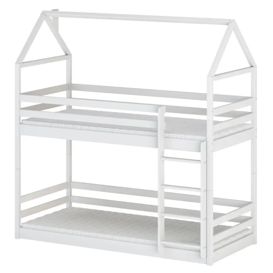 Posteľ Domček Axel 90x200 biela