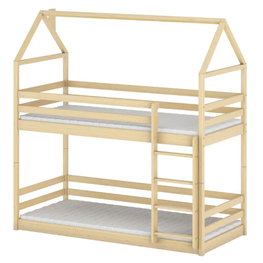 Posteľ Domček Axel 80x160 borovica