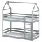 Posteľ Chata Axel 80x160 grey