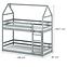 Posteľ Chata Axel 80x160 grey,2