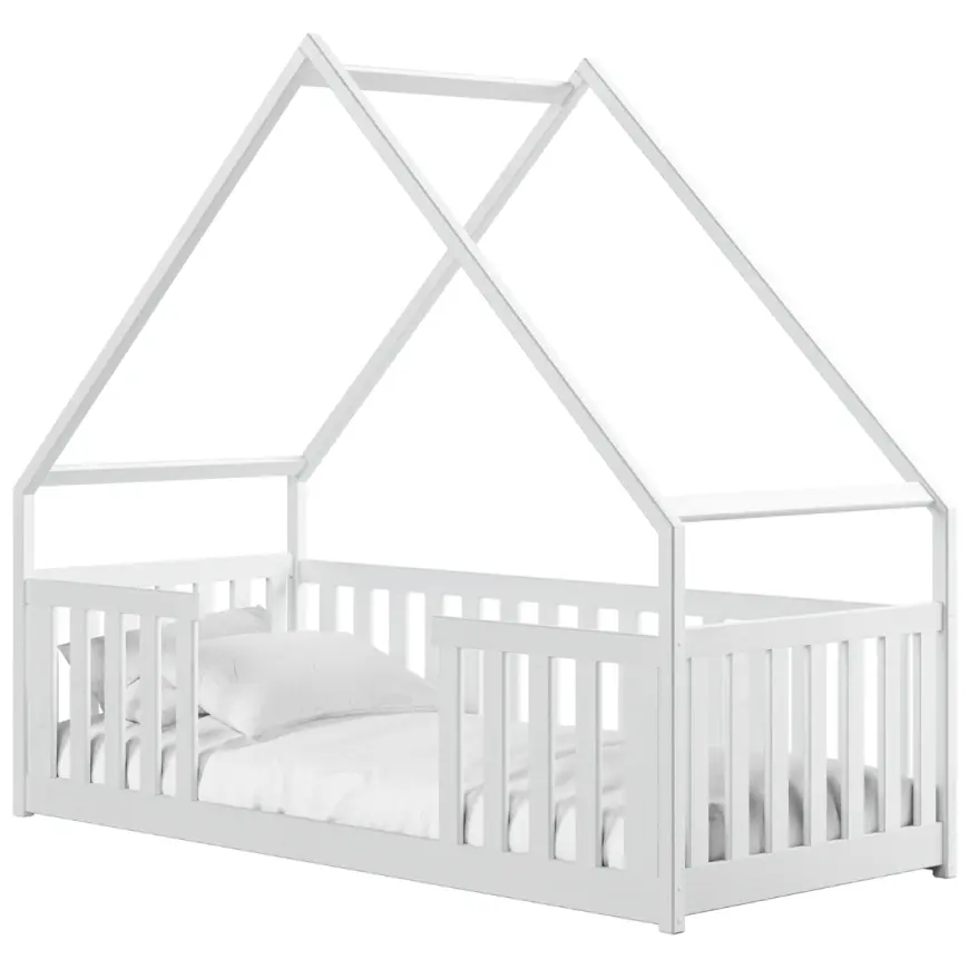 Posteľ Domček Bee 90x200 biela