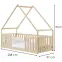 Posteľ Domček Bee 90x200 borovica,2