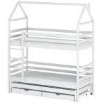 Posteľ Domček Dalia 90x200 biela