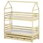 Posteľ Domček Dalia 90x200 borovica