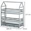 Posteľ Chata Dalia 90x200 grey,2