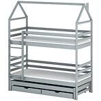 Posteľ Domček Dalia 90x200 sivá