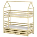 Posteľ Domček Dalia 80x160 borovica