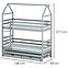 Posteľ Chata Dalia 80x160 grey,2