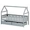Posteľ Chata Domi 80x160 grey