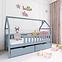 Posteľ Chata Domi 80x160 grey,3