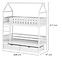 Posteľ Chata Gaja 90x200 white,2