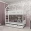 Posteľ Chata Gaja 90x200 white,5