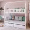 Posteľ Chata Gaja 80x160 white,3
