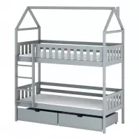 Posteľ Chata Gaja 80x160 grey