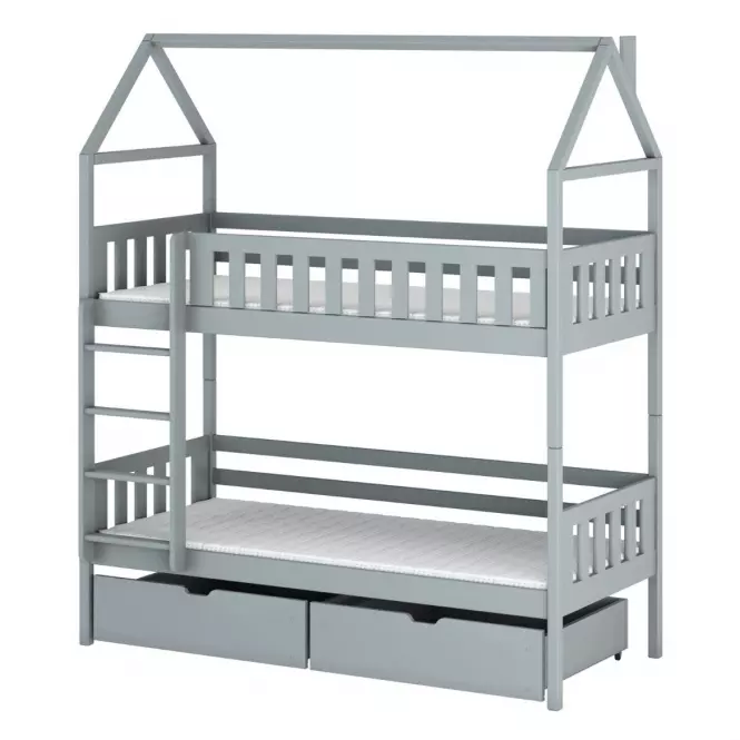Posteľ Chata Gaja 80x160 grey