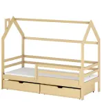 Posteľ Domček Lila 90x200 borovica