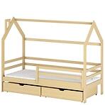 Posteľ Domček Lila 90x200 borovica