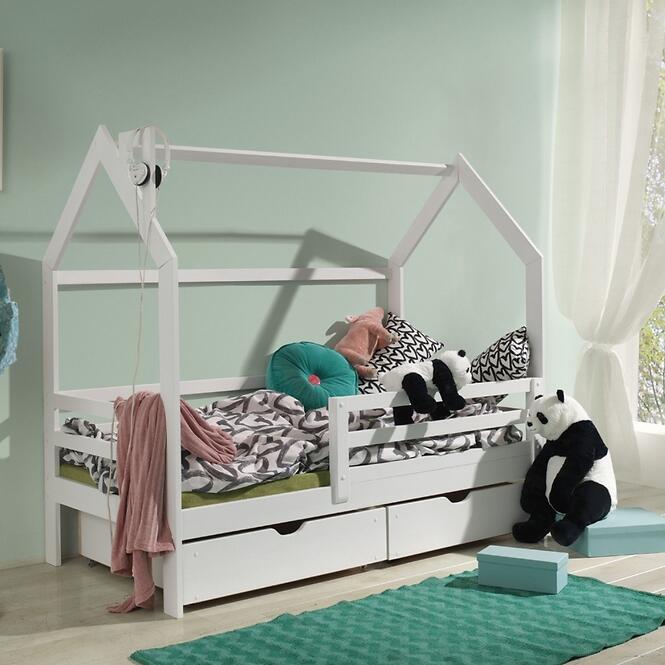 Posteľ Domček  Lila 80x160 biela