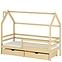 Posteľ Chata Lila 80x160 pine