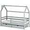 Posteľ Chata Lila 80x160 grey
