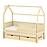 Posteľ Domček Monkey 90x200 borovica
