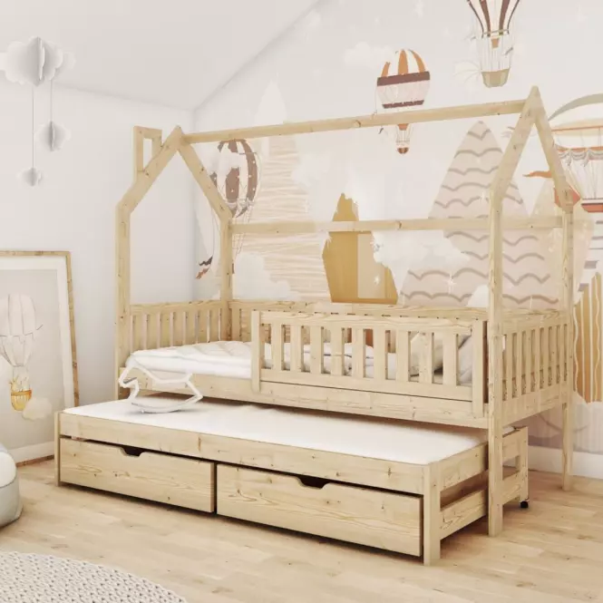 Posteľ Chata Monkey 80x160 pine