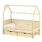 Posteľ Domček Monkey 80x160 borovica