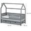 Posteľ Chata Monkey 80x160 grey,2