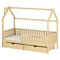 Posteľ Domček Natan 80x160 borovica