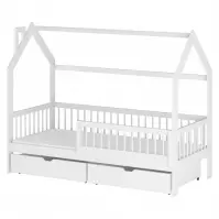 Posteľ Chata Oskar 80x160 white