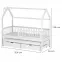 Posteľ Chata Papi 90x200 white,2