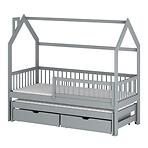 Posteľ Chata Papi 90x200 grey
