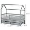 Posteľ Chata Papi 90x200 grey,2