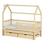 Posteľ Domček Papi 80x160 borovica