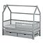 Posteľ Chata Papi 80x160 grey