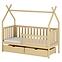 Posteľ Chata Simba 90x200 pine
