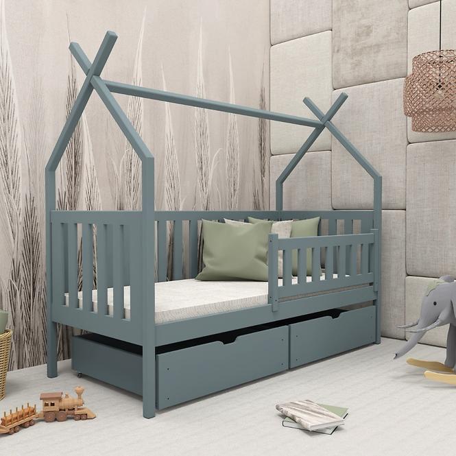 Posteľ Chata Simba 90x200 grey,3