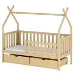 Posteľ Domček Simba 80x160 borovica